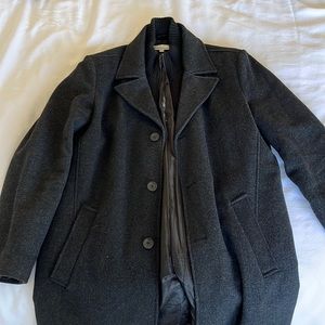Kenneth Cole overcoat dark gray size large